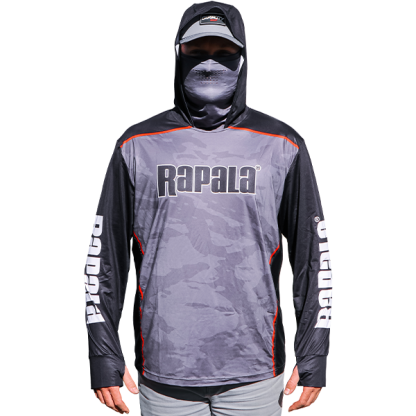 Rapala Hooded Fishing Jersey With inbuilt Facebuff