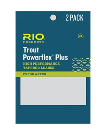 RIO Trout Powerflex Plus 2 Pack Tapered Leader 12ft