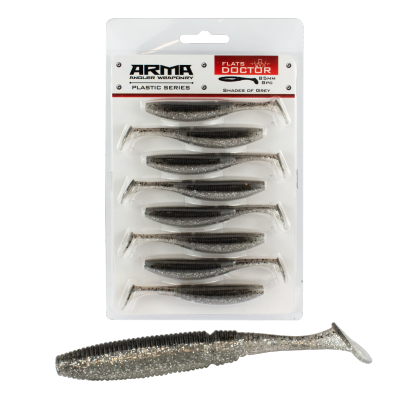 Arma Flats DR 85mm Soft Plastic Paddle Tail 