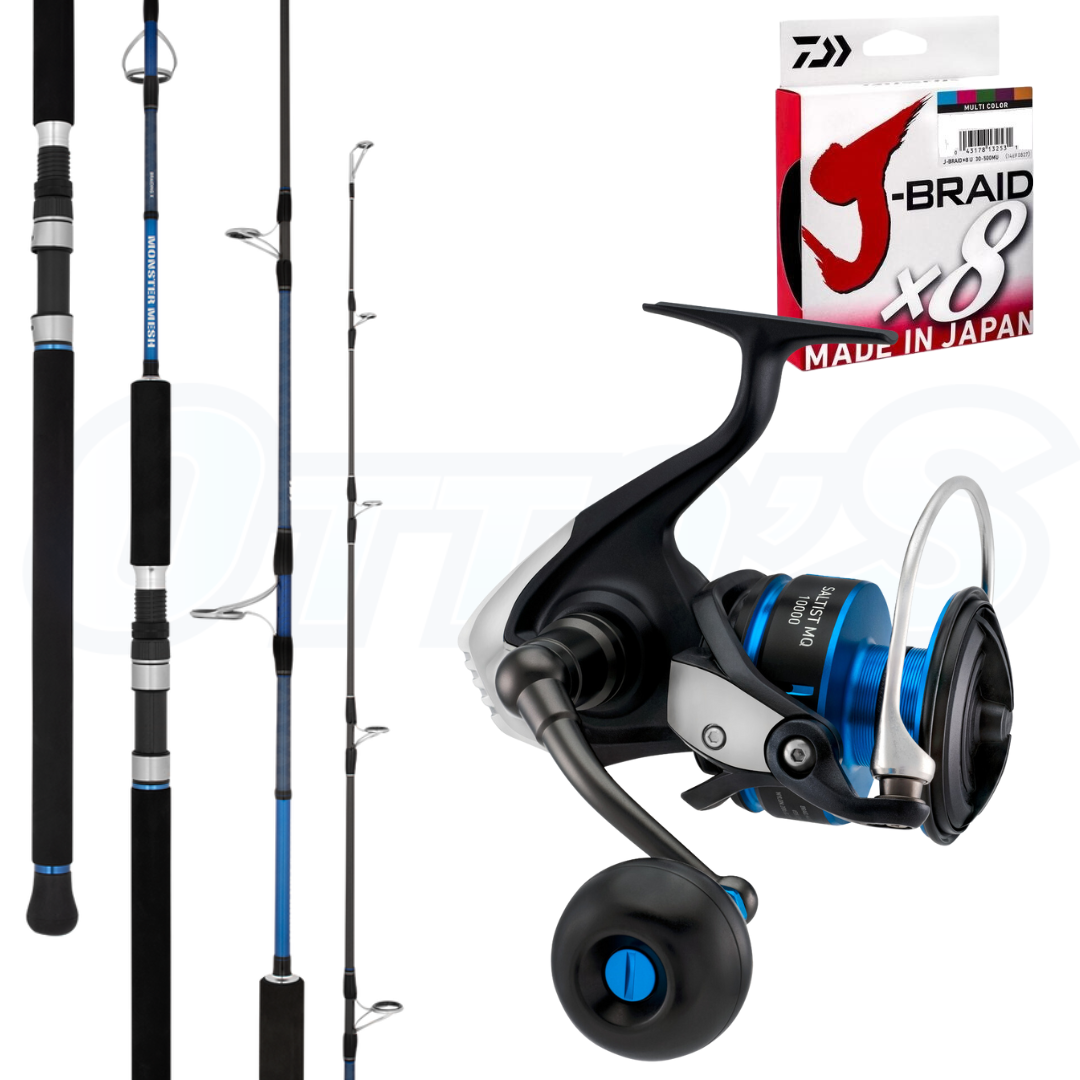 Daiwa Saltist MQ and Monster Mesh GT Combo