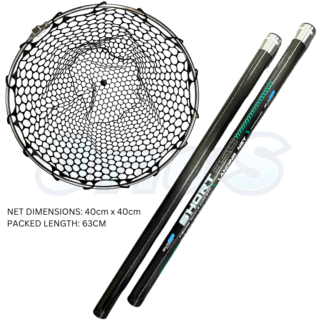 Fishing Tackle Concept 3.5m Telescopic Carbon Fibre Blackfish Landing Net
