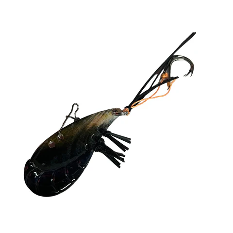 Kegga 38mm Prawn Blades Bream Blades Metal Vibes