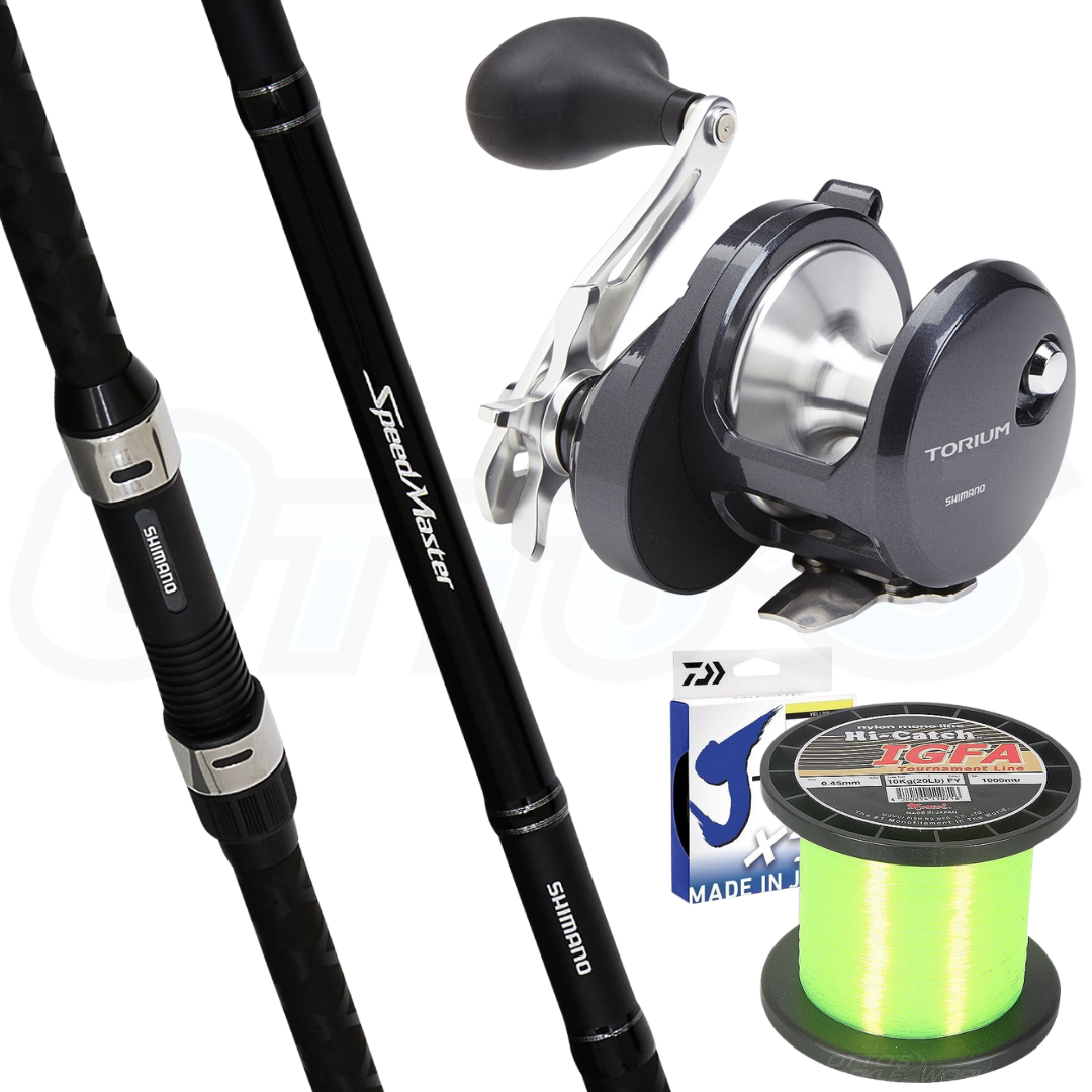 Shimano Speedmaster and Torium 10kg LBG Fishing Combo