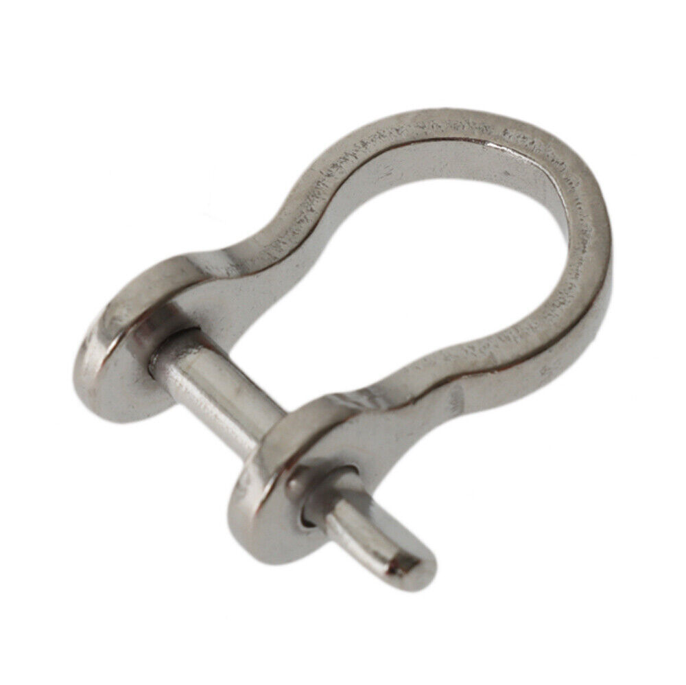 Black Magic Stainless Steel Shackle (M) 430kg Single Piece or pair-Otto's Tackle World