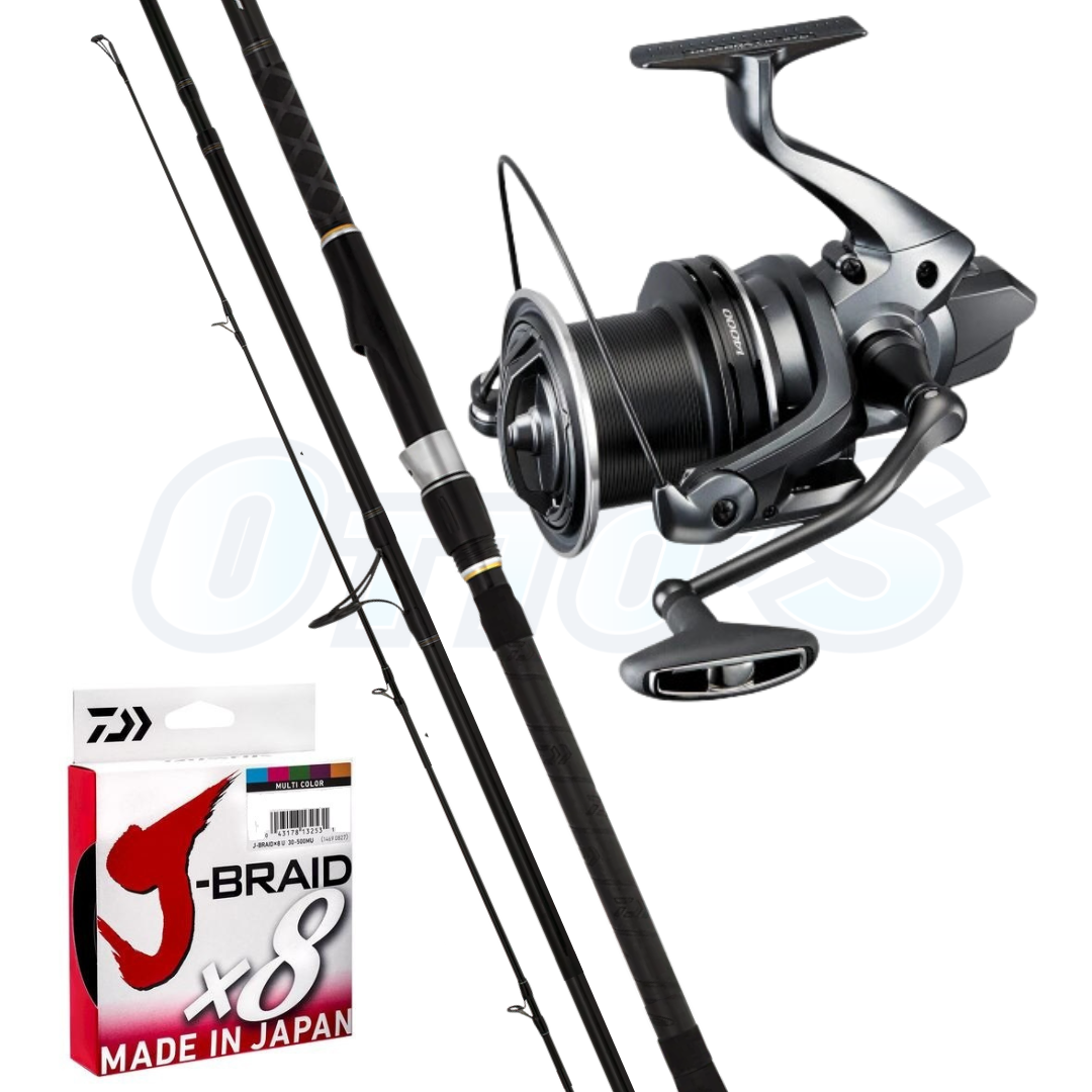 Daiwa and Shimano Light Surfcasting Spinning Fishing Combo