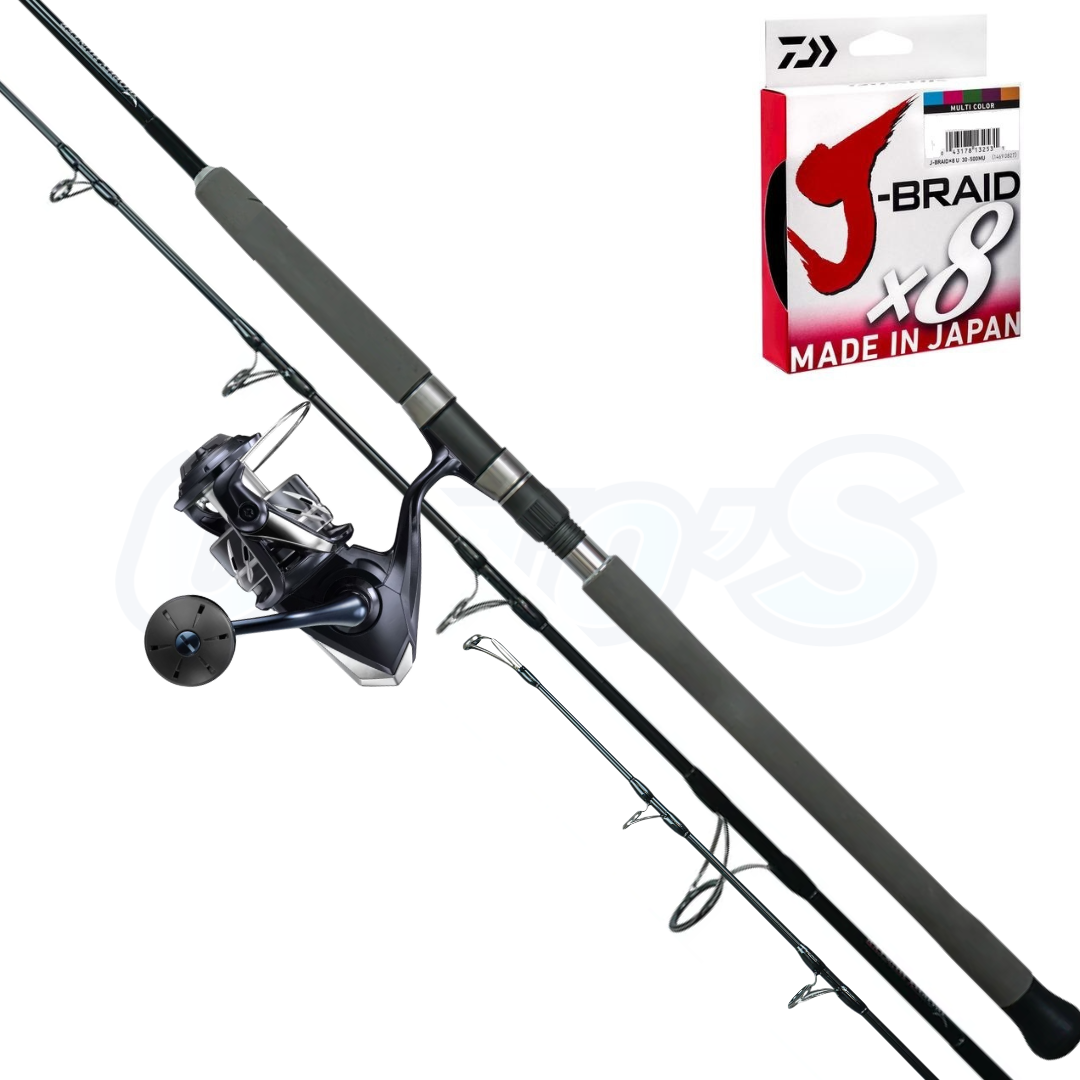 Shimano Stradic SW and Trophy Hunter Jig Combo