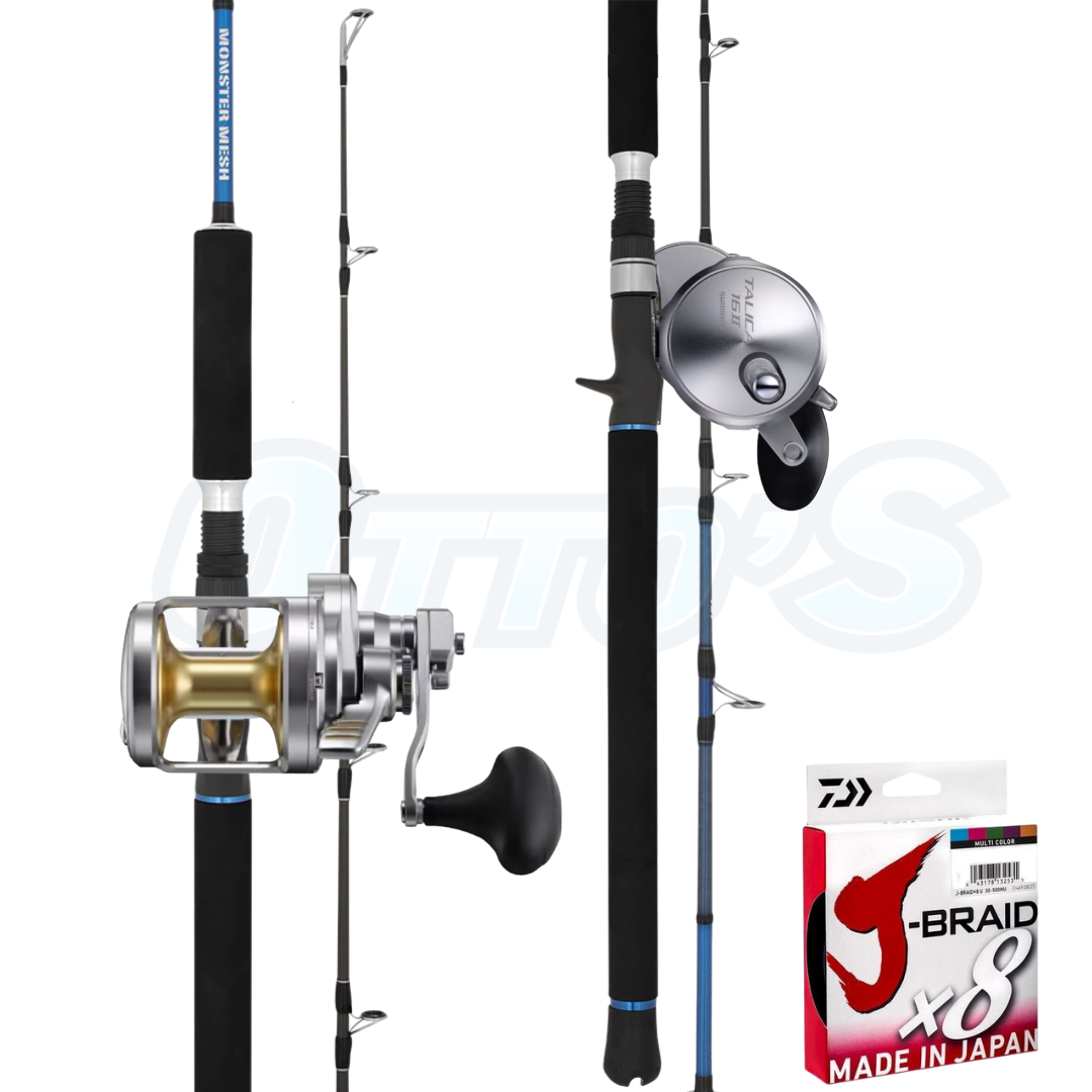 Talica and Monster Mesh Offshore Livebait Combo