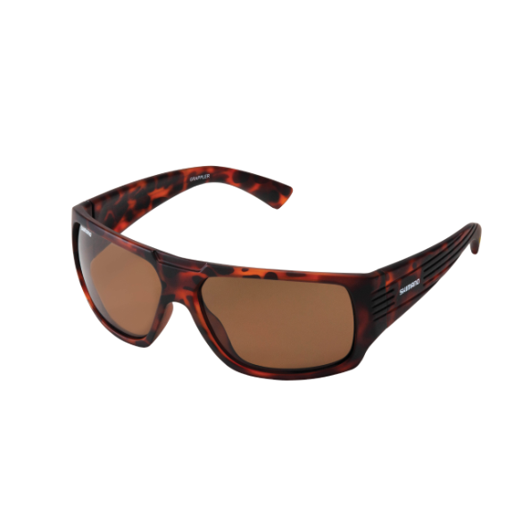 Shimano Grappler Polarised Sunglasses - Tortoise Shell/Amber