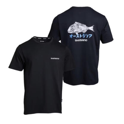 Shimano Gyotaku Tee Black
