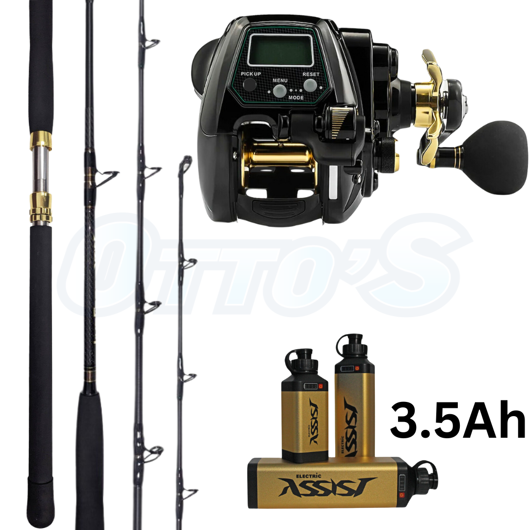 Wilson Electric Deep Drop Fishing Combo PE2-4 Straight Butt 3.5Ah