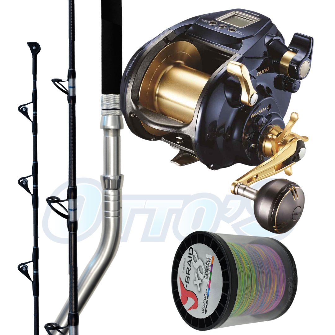 Shimano Status Elite 6FT6 and Shimano Beastmaster 9000B Heavy Deep Drop Fishing Combo