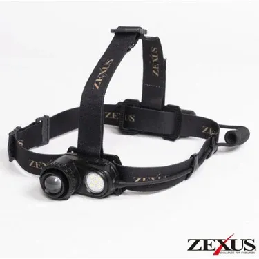 ZEXUS ZX-R740 Headlamp with ZR-03 5000mAh Rechargable Battery