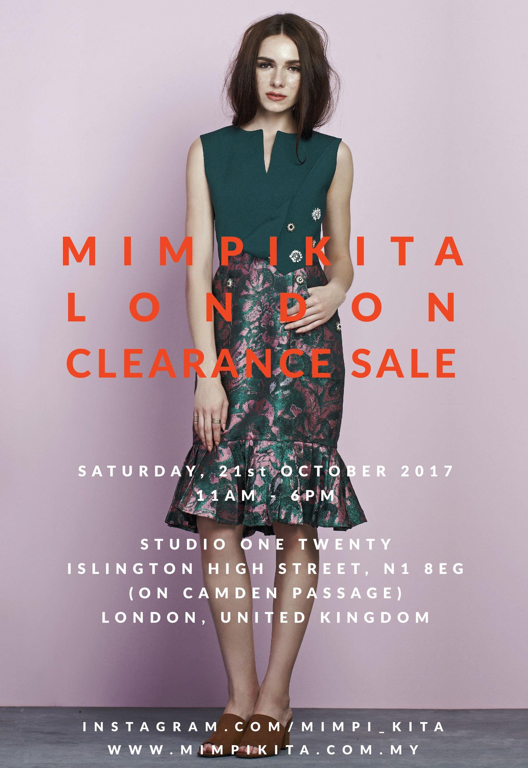 MIMPIKITA LONDON CLEARANCE SALE 2017 - Mimpikita