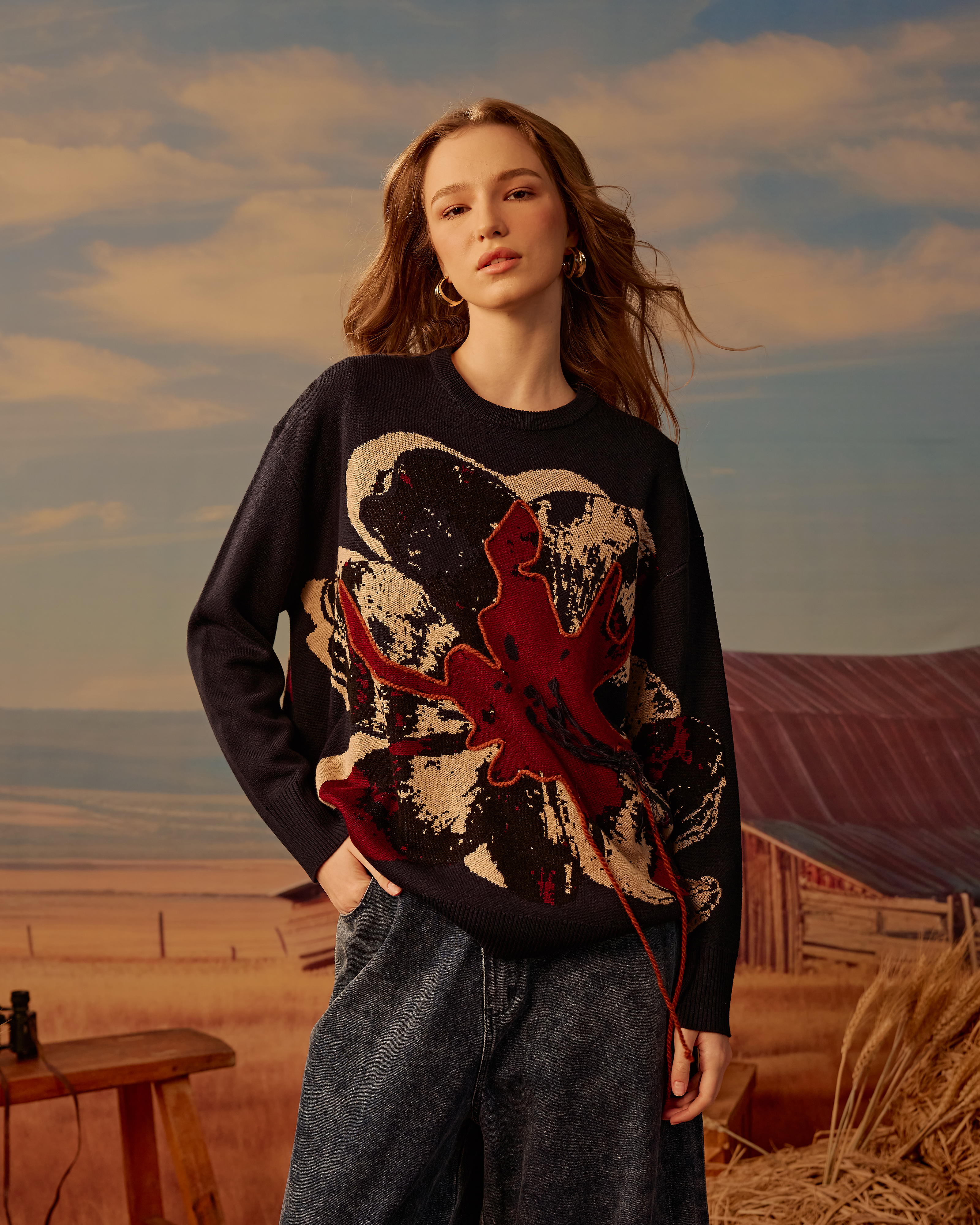 Leana Knitted Wool Top