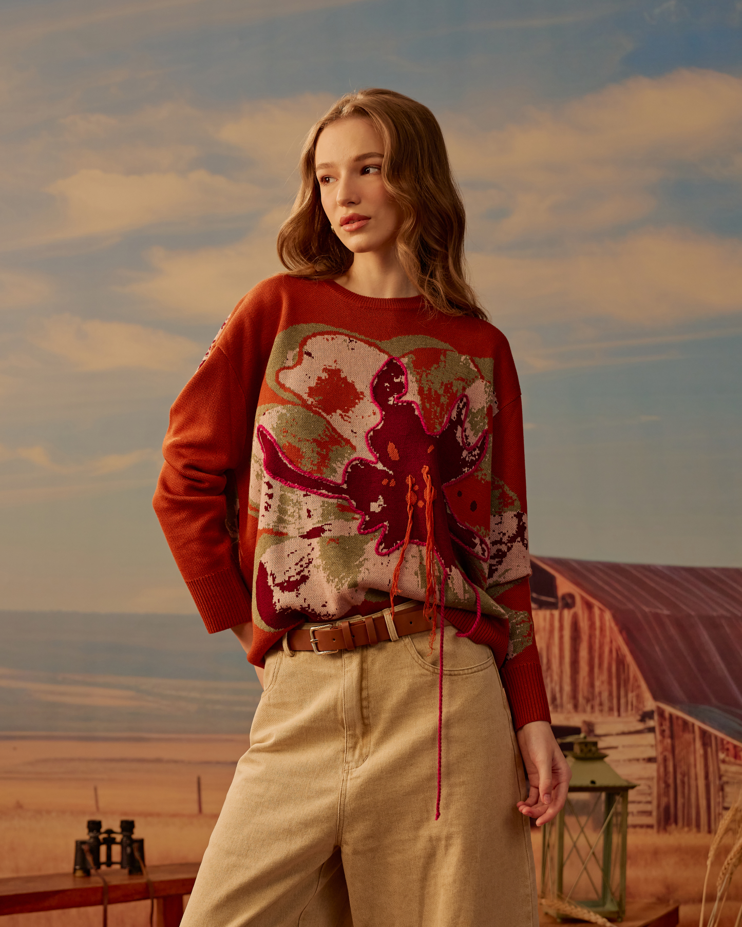 Leana Knitted Wool Top