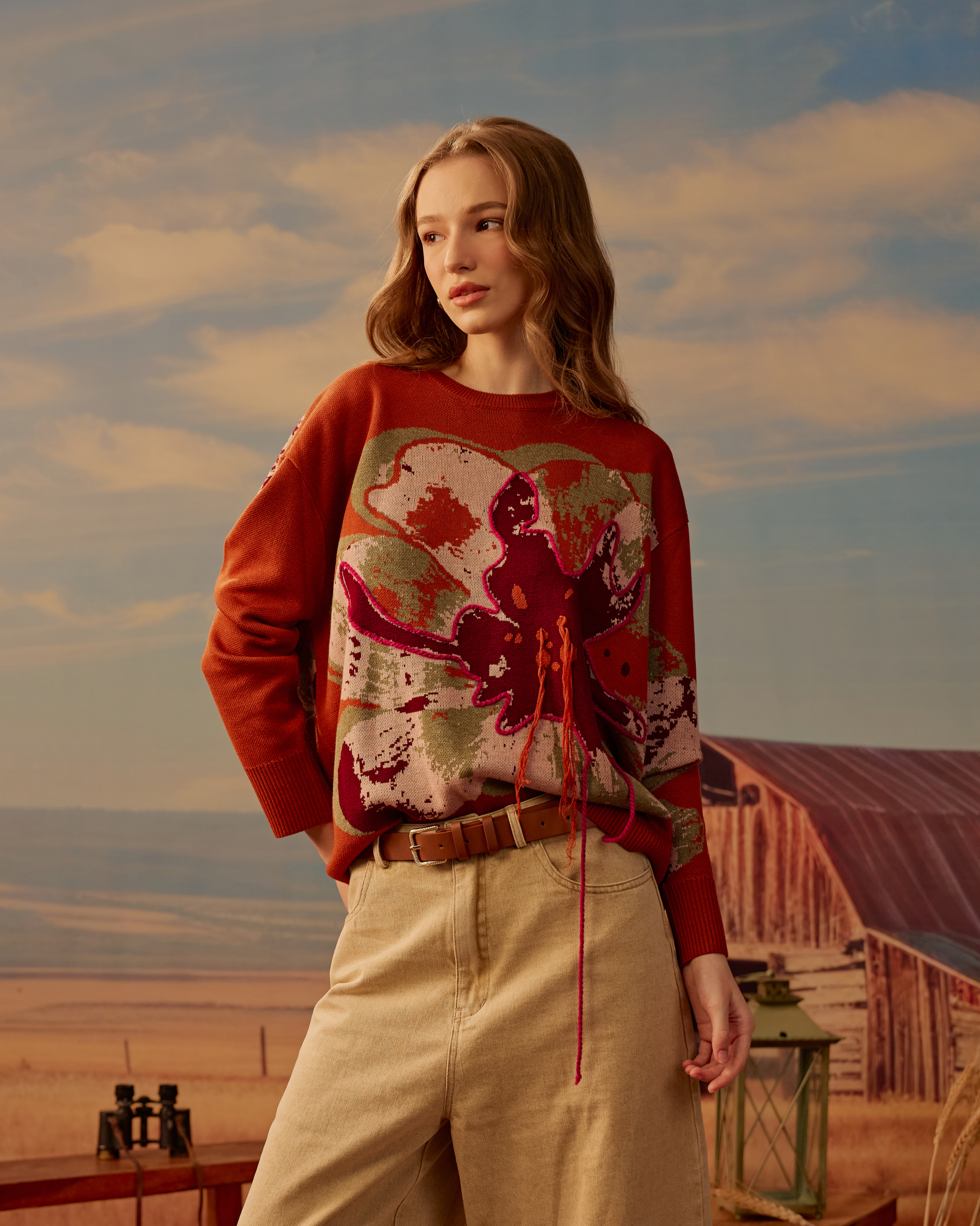 Leana Knitted Wool Top