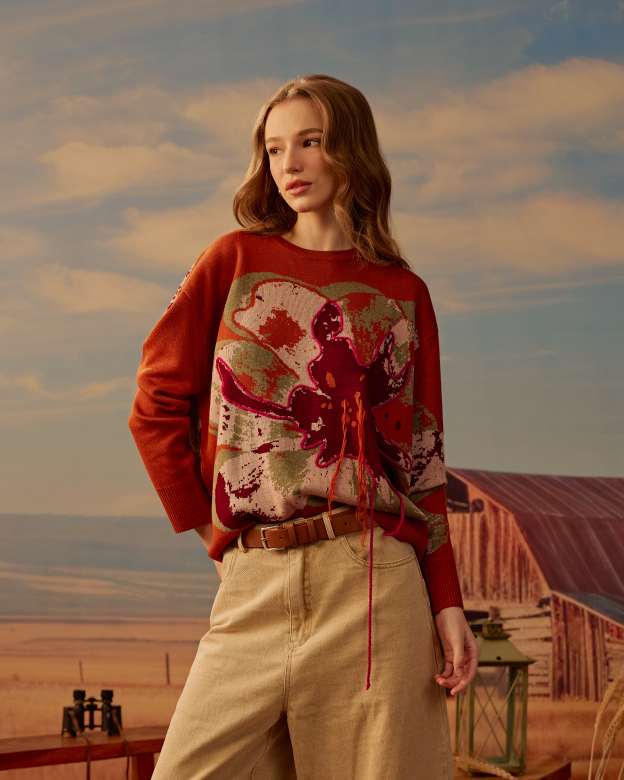 Leana Knitted Wool Top