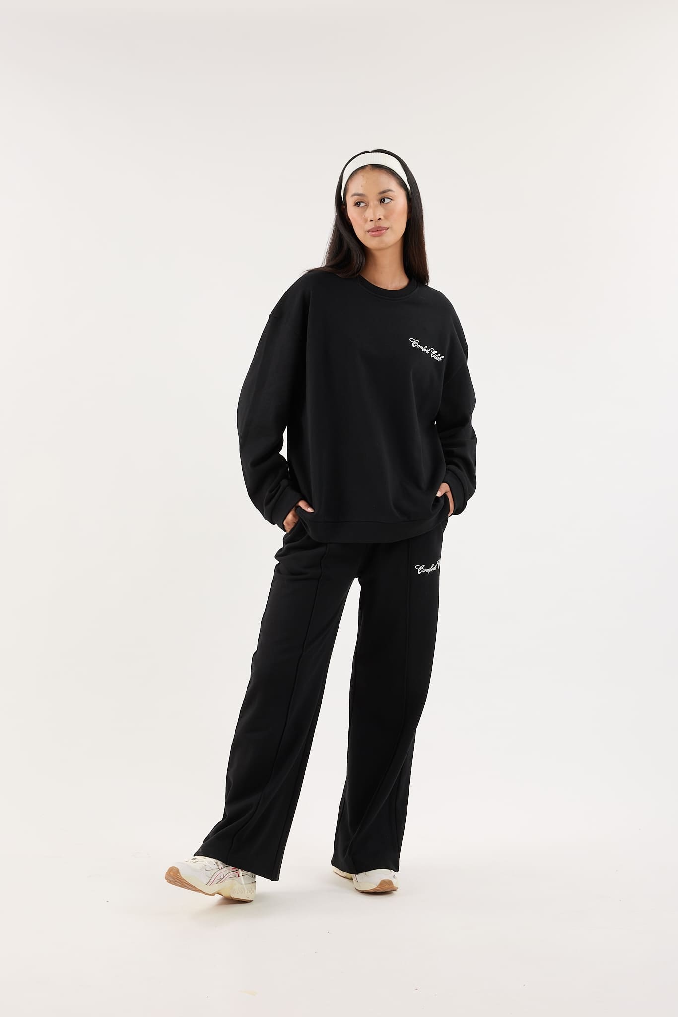 Jet Black Comfy Co-ord Set