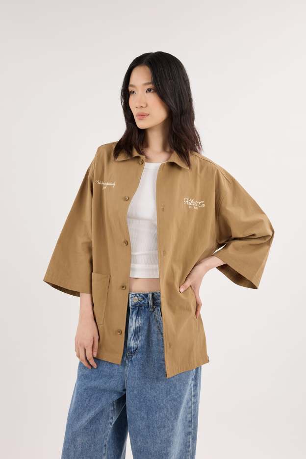Dark Khaki Capsule Bowler Shirt
