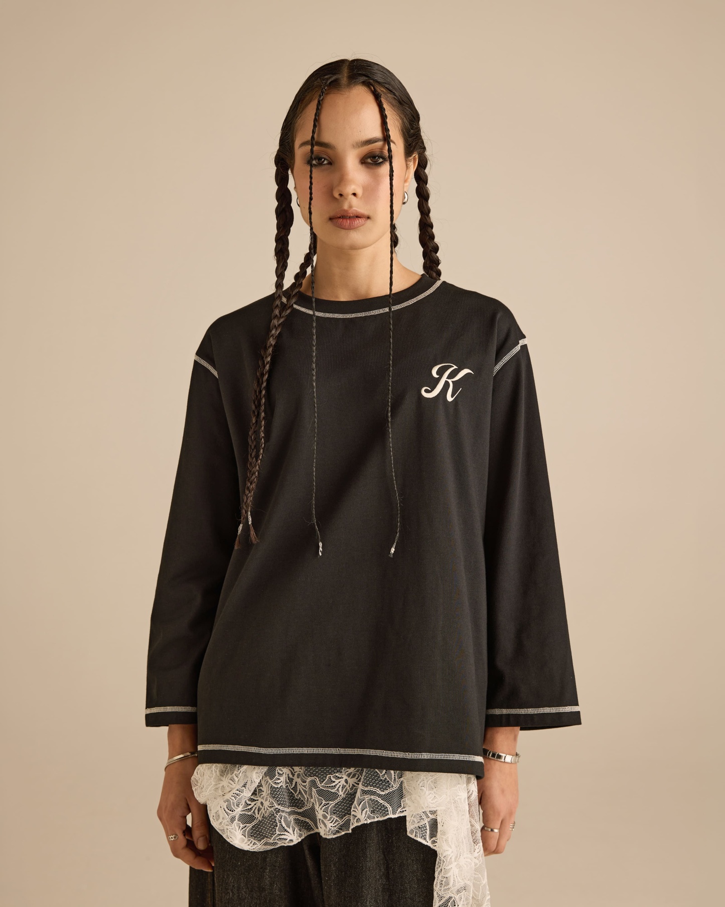 Signature Black Long Sleeve T-Shirt