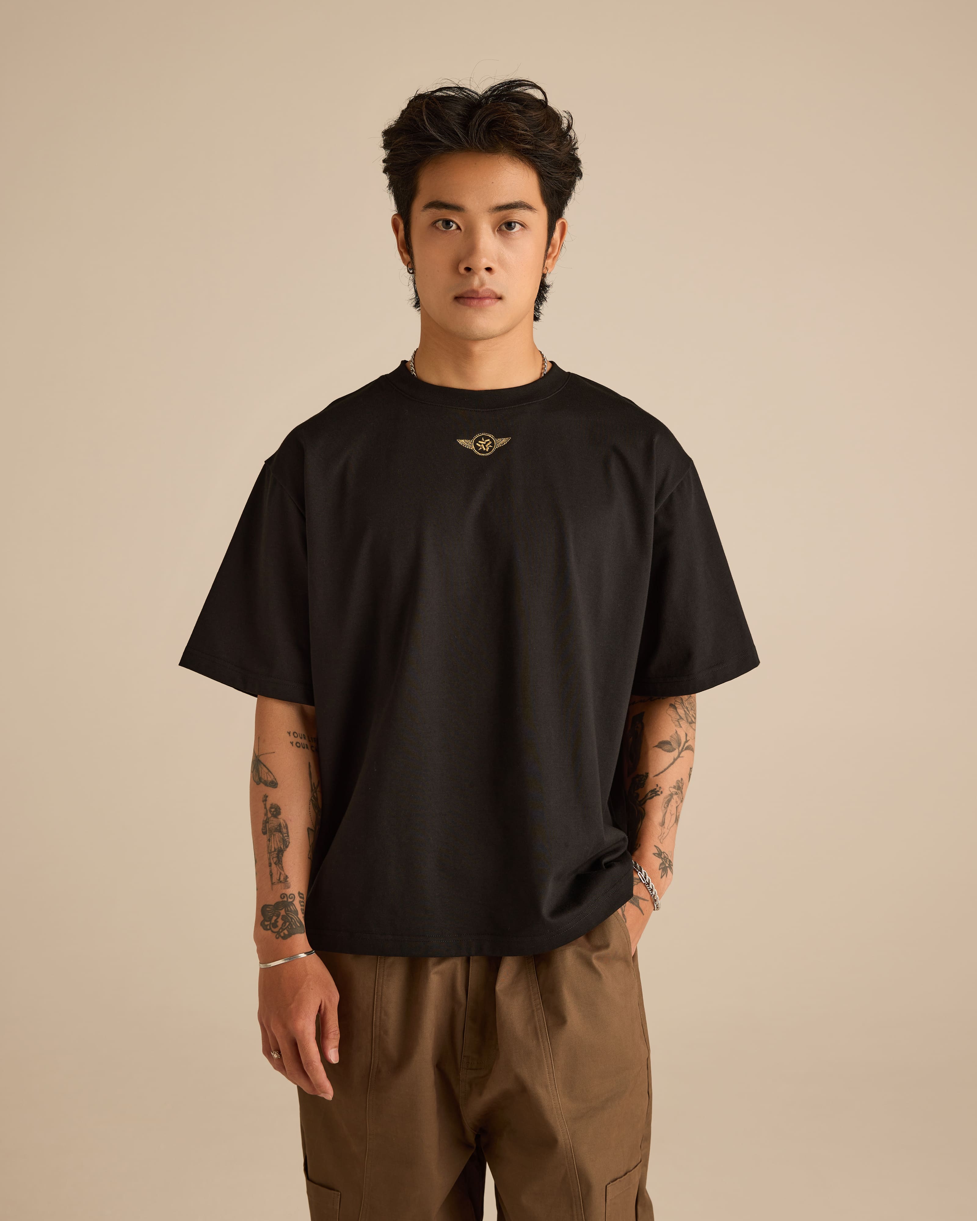 Roadster Black Graphic Short Sleeve T-Shirt