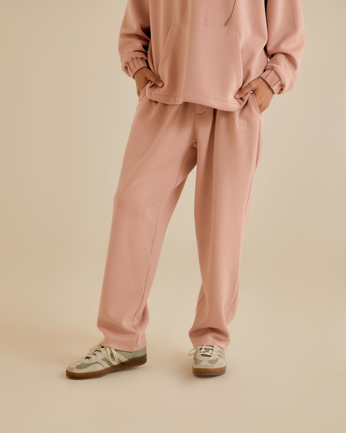 Jara Dusty Pink Tapered Pants