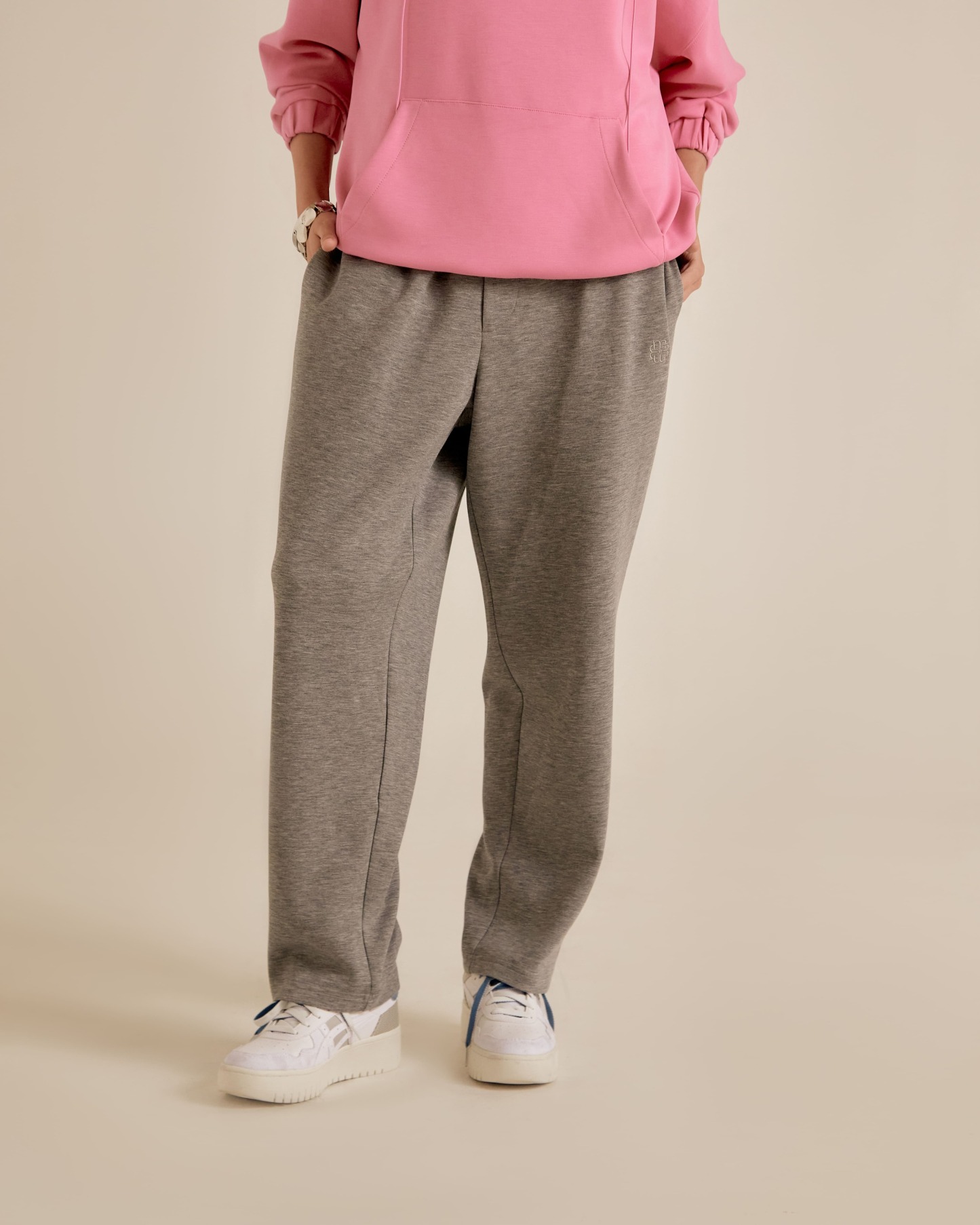 Jara Grey Tapered Pants