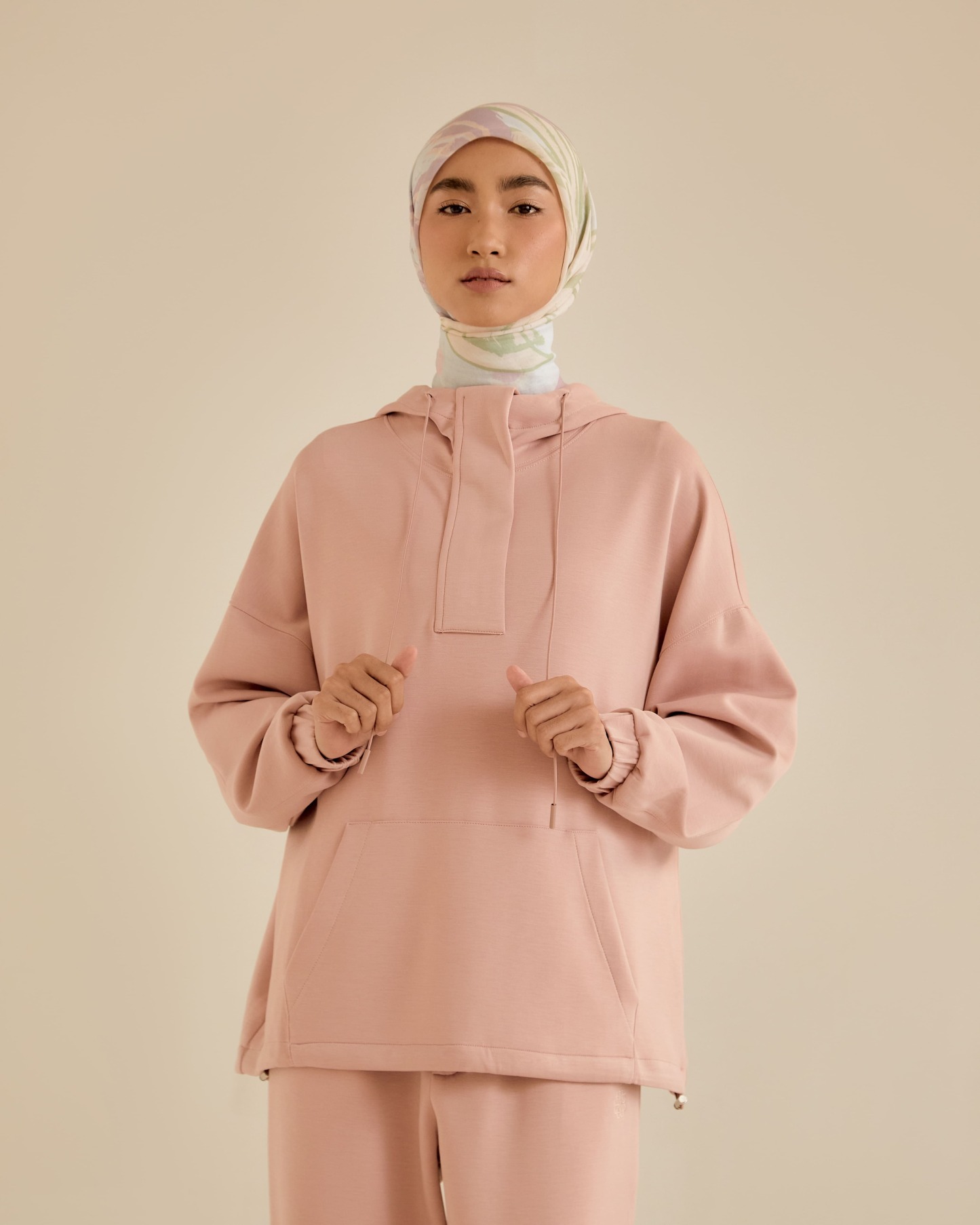 Neena Dusty Pink Hoodie Jumper