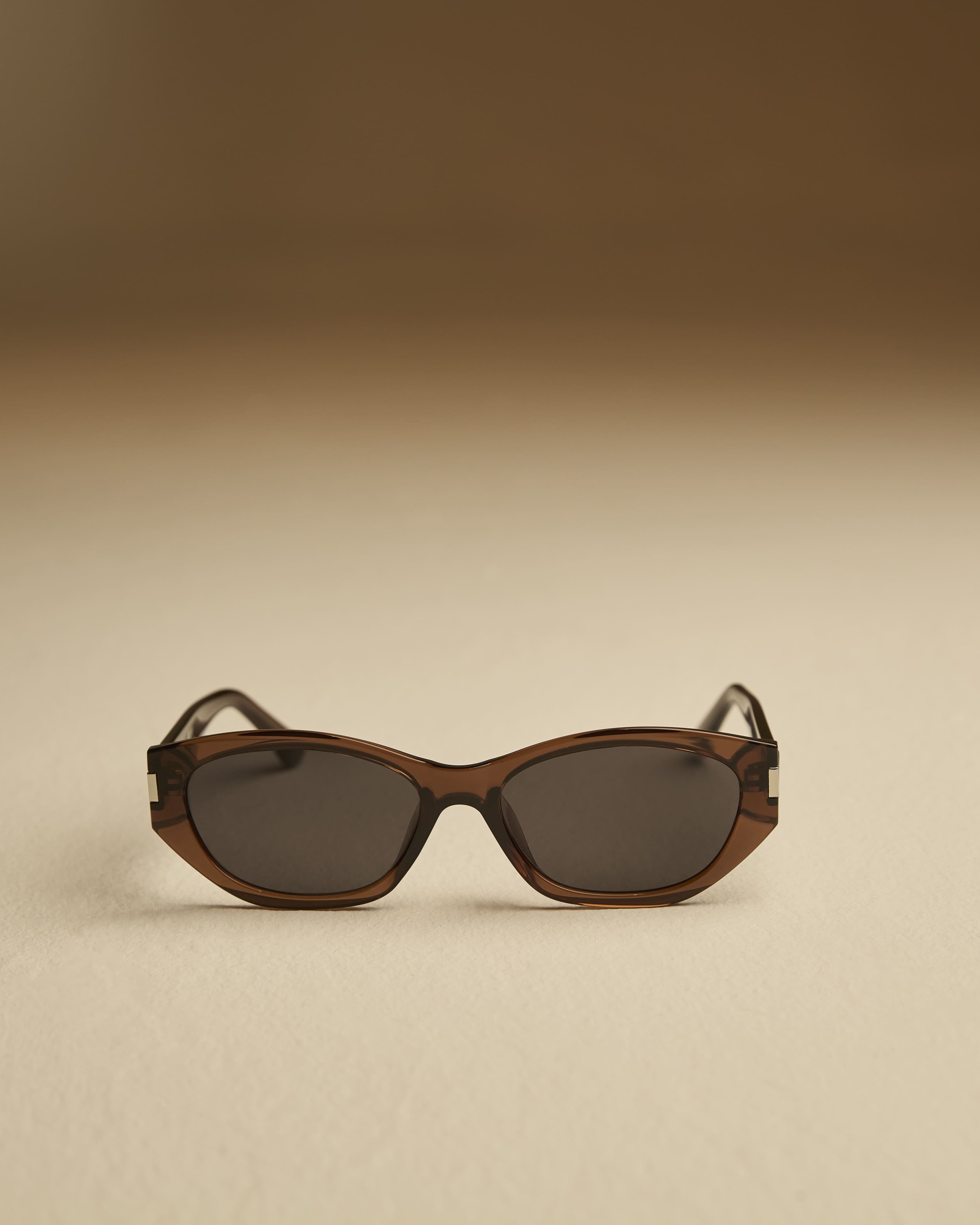 Dark Brown Square Sunglasses