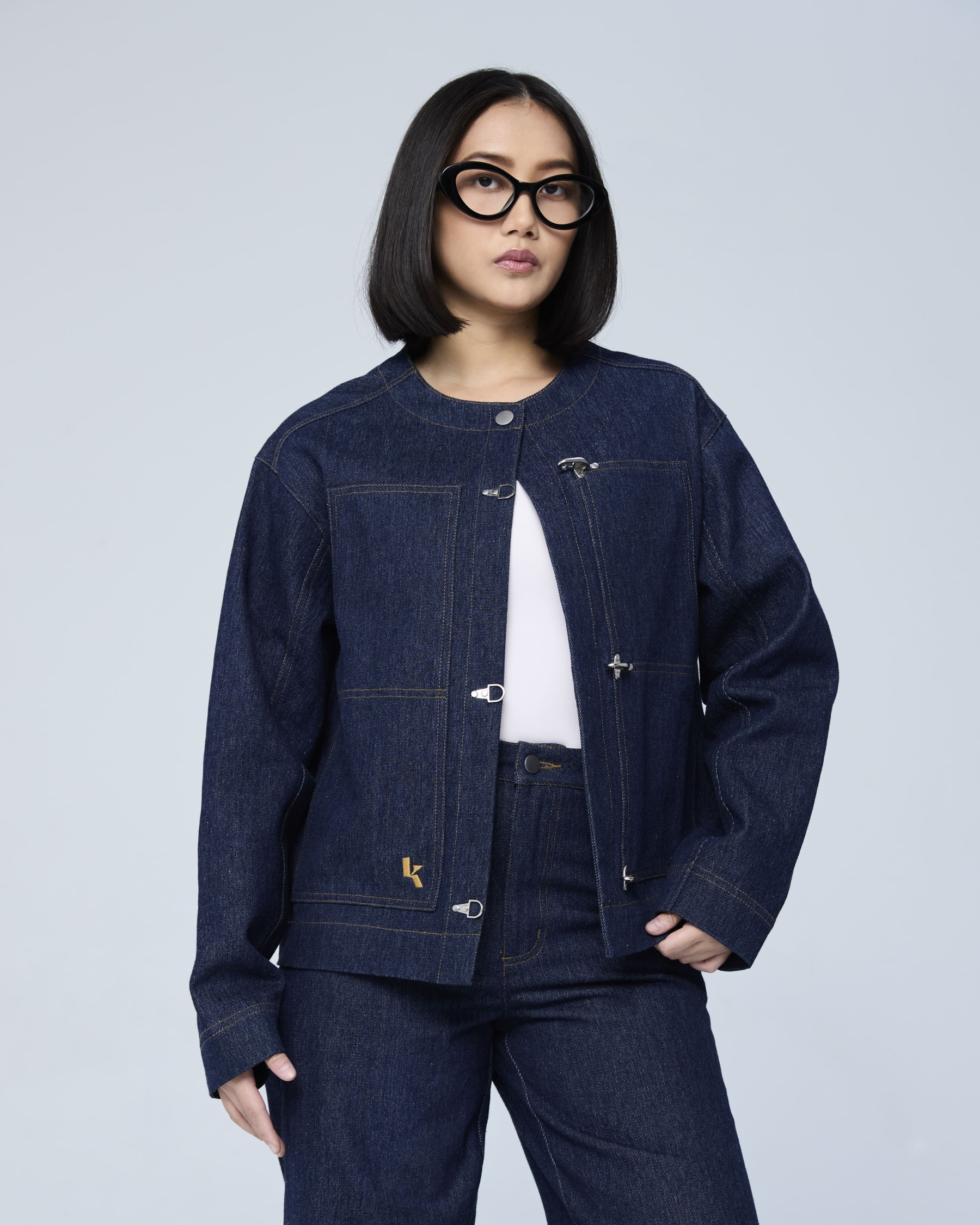 Dark Blue Denim Trucker Jacket