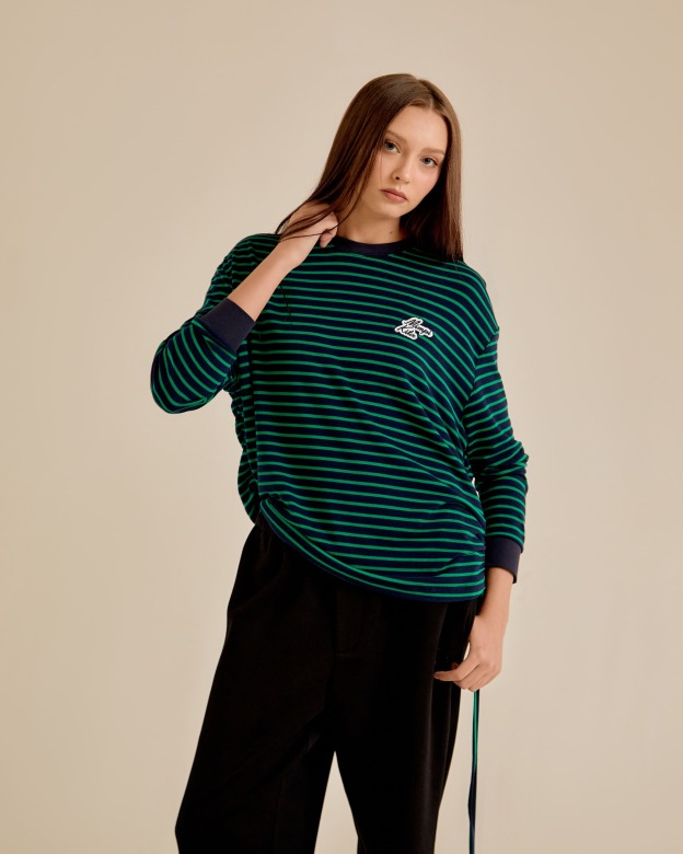 Lola Navy Long Sleeve T-Shirt