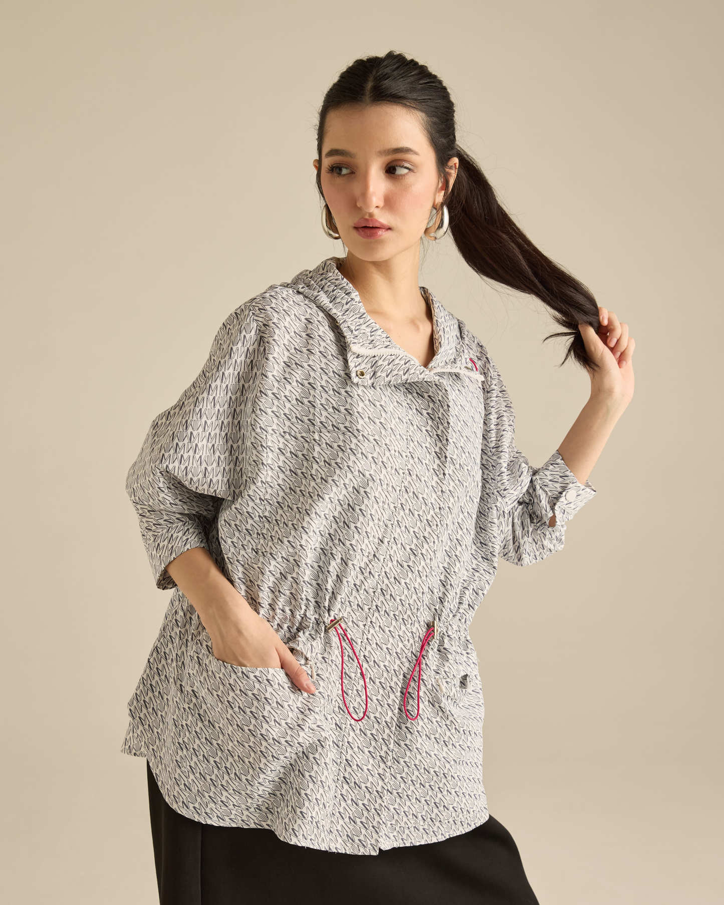 Misha Printed Parka Jacket