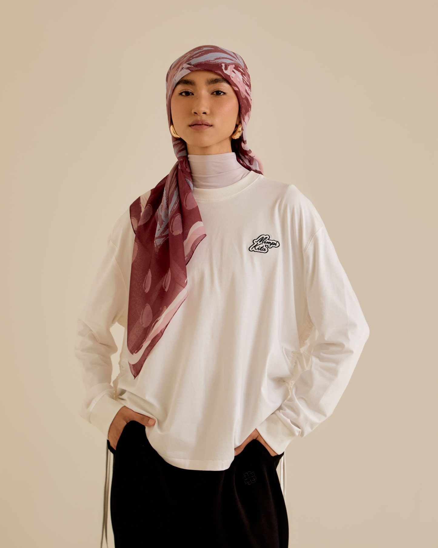 Lola White Long Sleeve T-Shirt