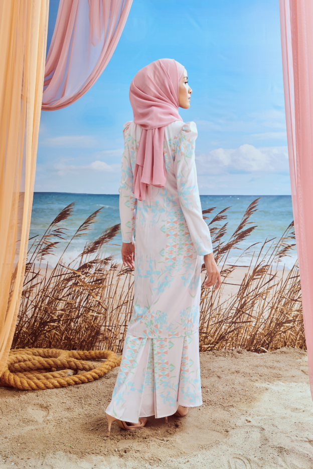 Orissa Blush Pink Long Kurung