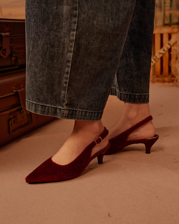 Giselle Pointed-Toe Low Heels