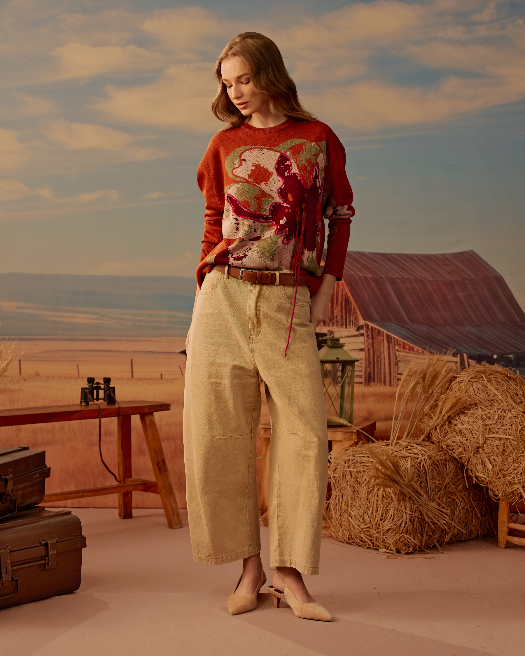 Leana Knitted Wool Top