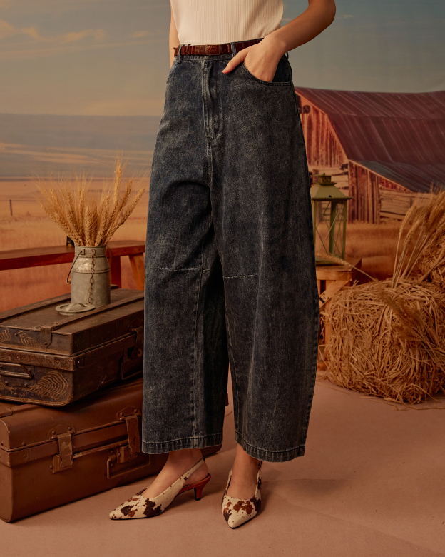 Edith Barrel Jeans