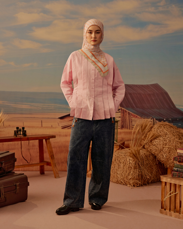 Sahara Pleated Shirt