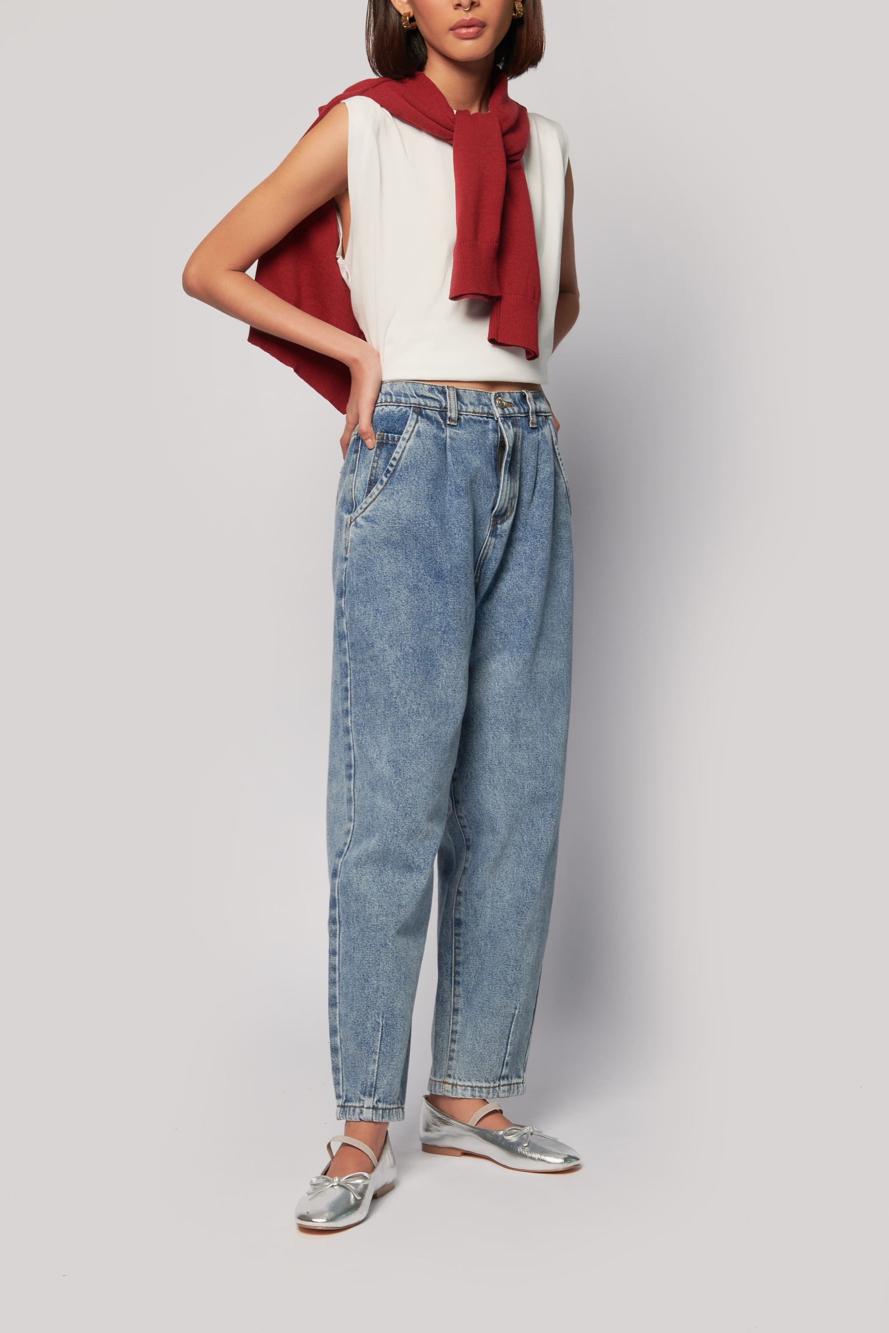 Madre Acid Wash Blue Jeans