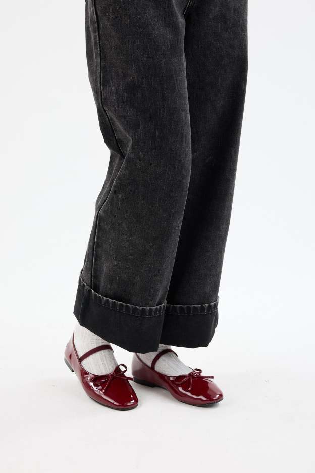 Jennie Maroon Ballet Flats