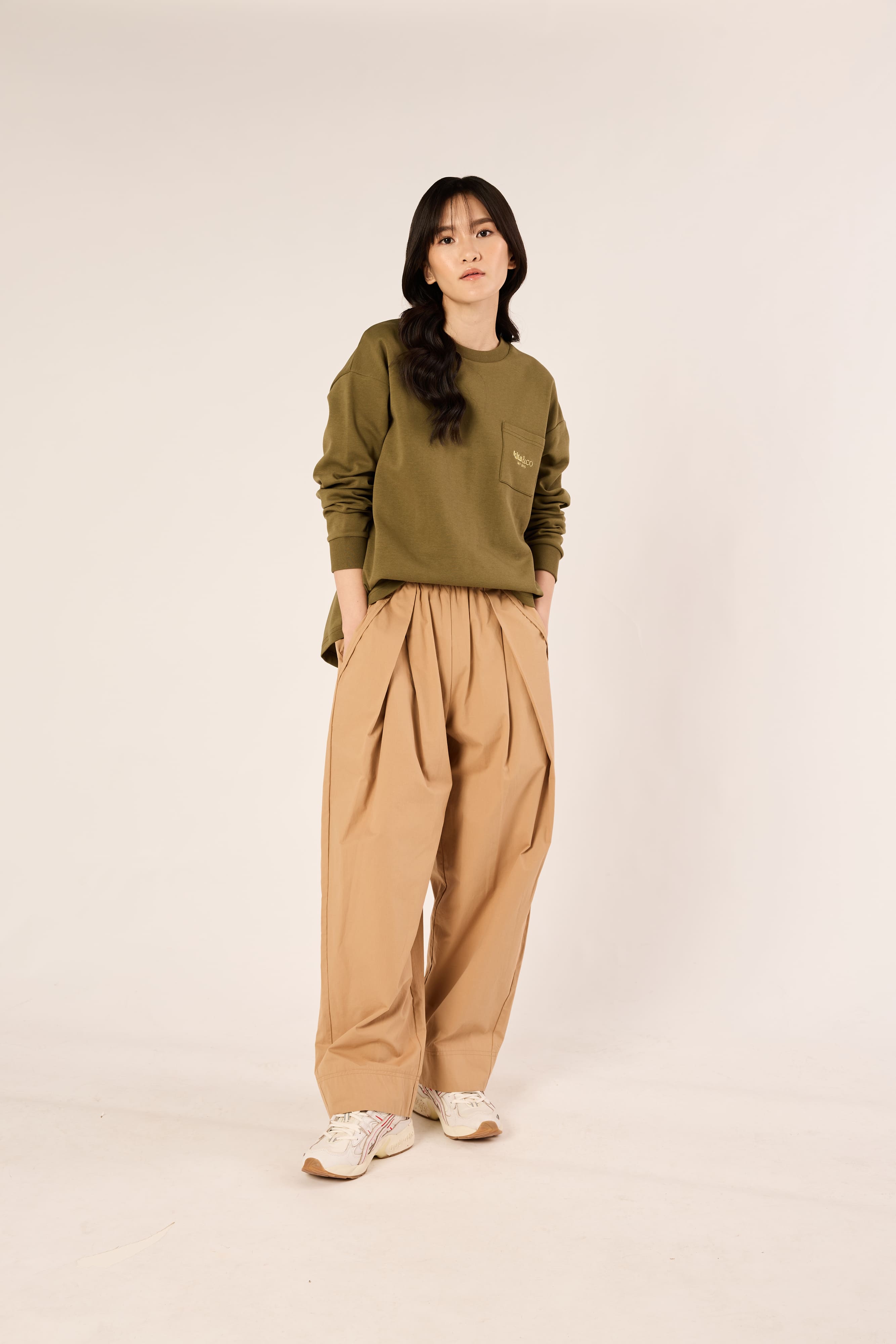 Olive Green Jumper - Women's