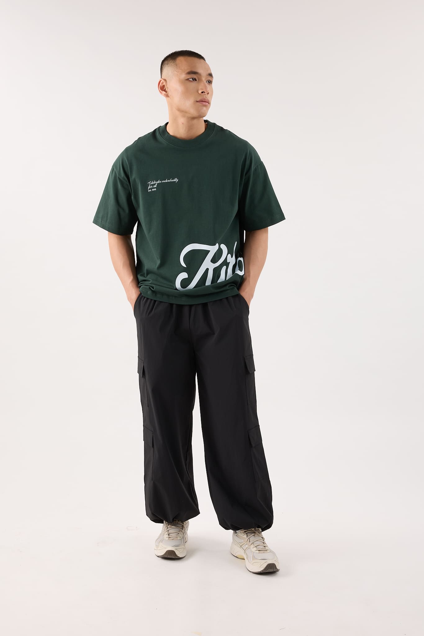 Jet Black Cargo Pants