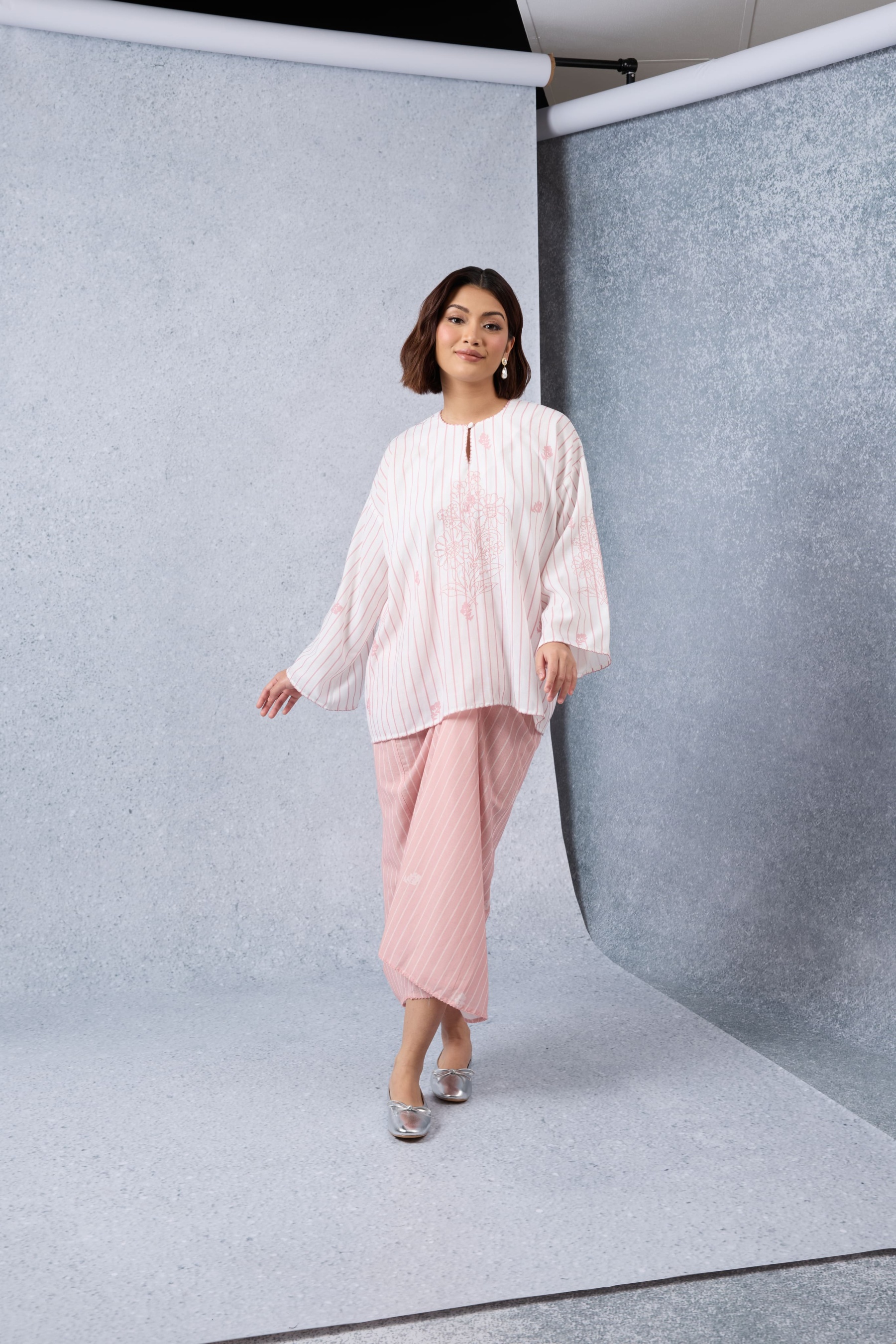 Matahari Dusty Pink Loose Kedah Top