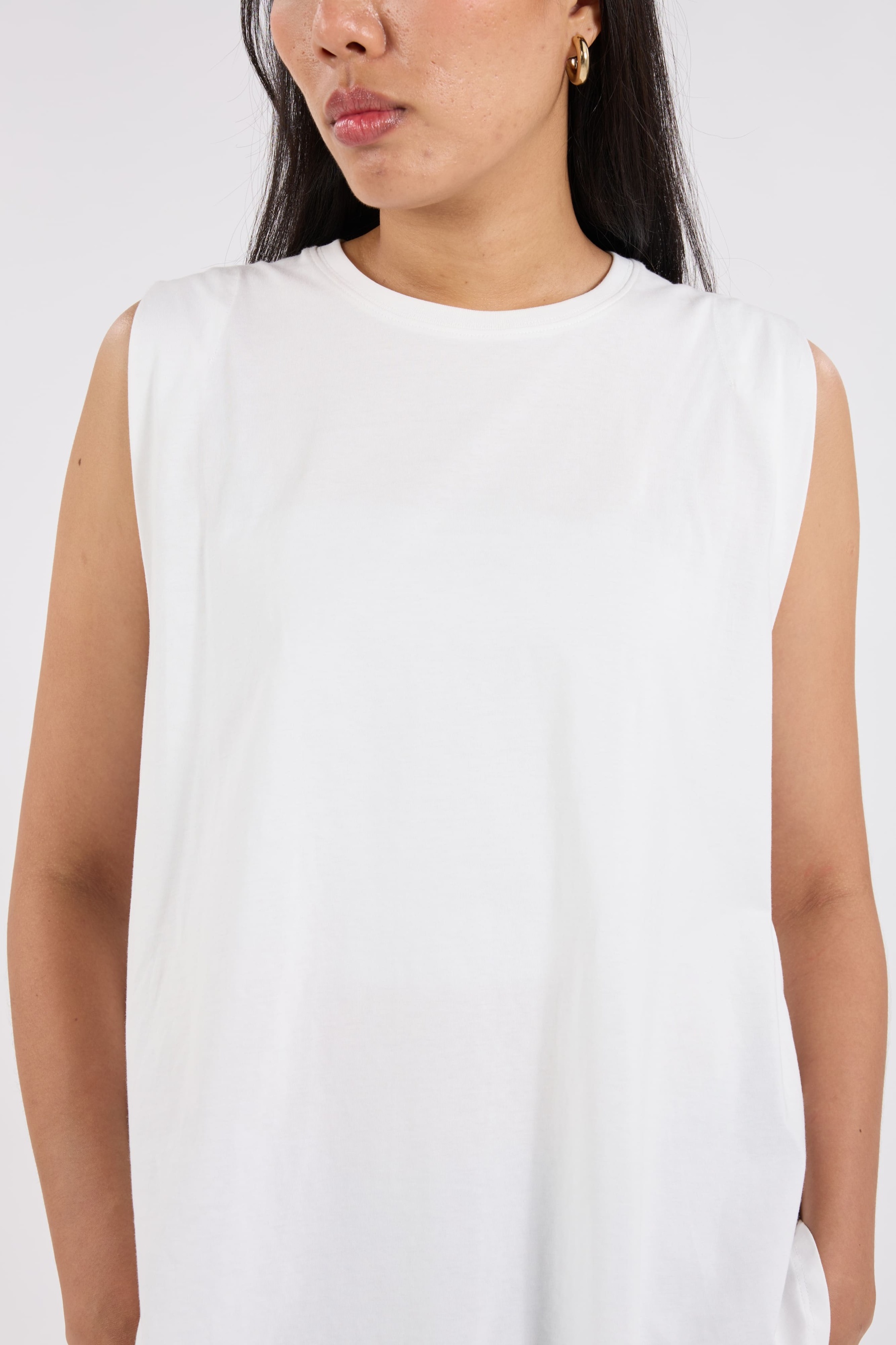 Off-White Sleeveless Top