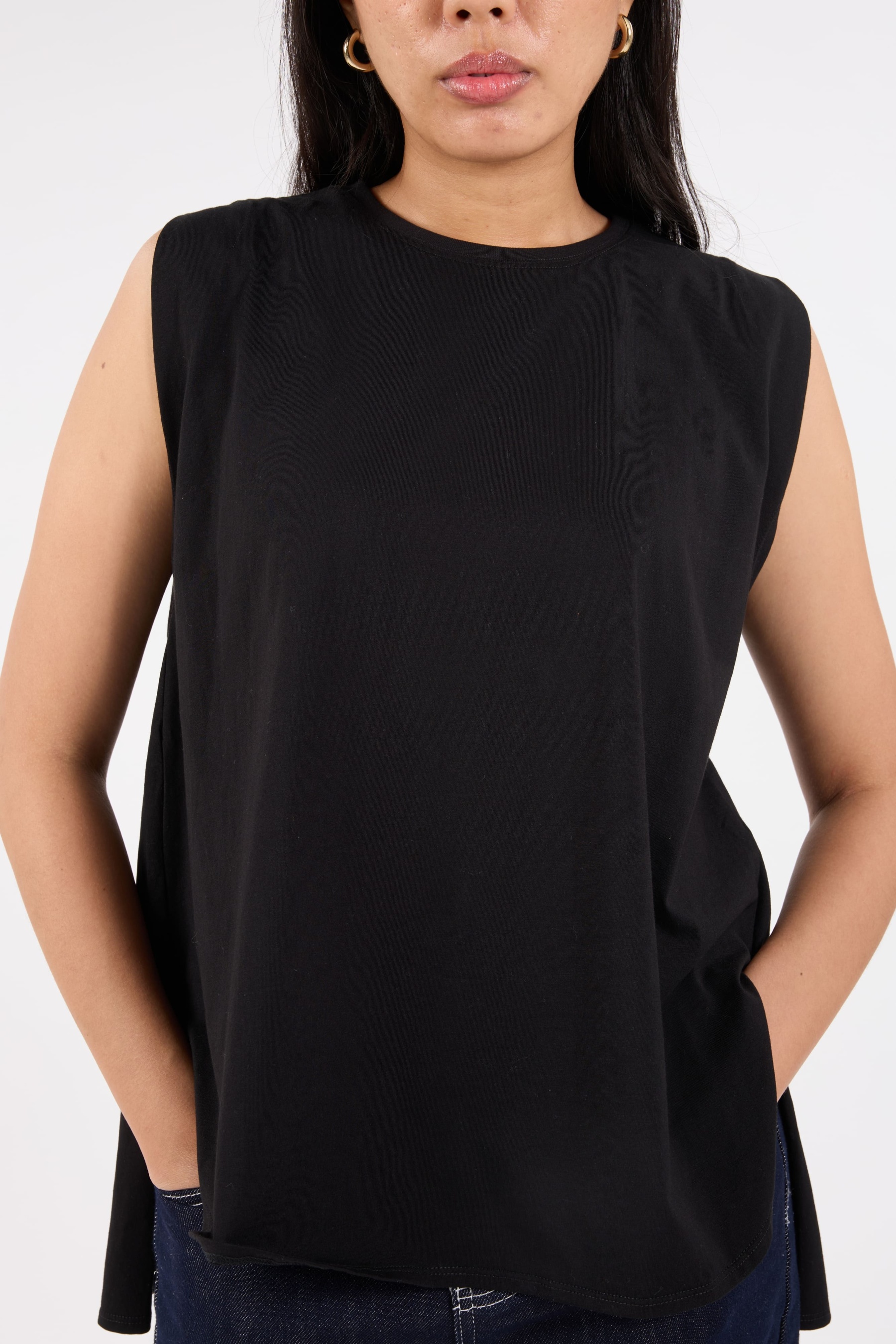 Black Sleeveless Top