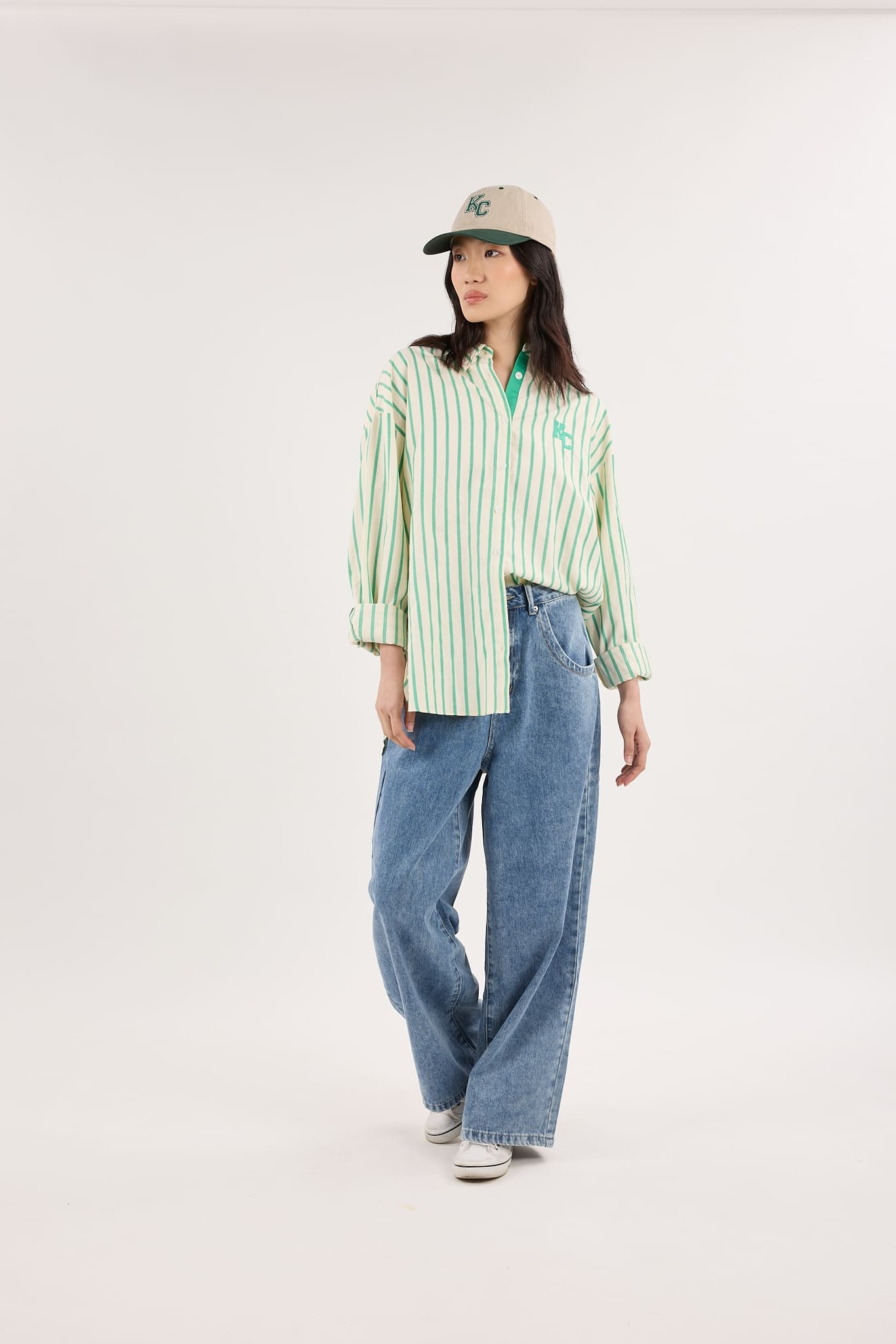 Sea Green Capsule Striped Shirt