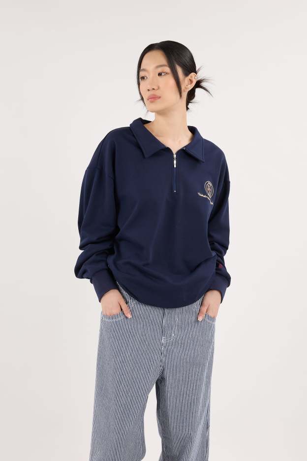 Navy Blue Capsule Oversized Sweatshirt