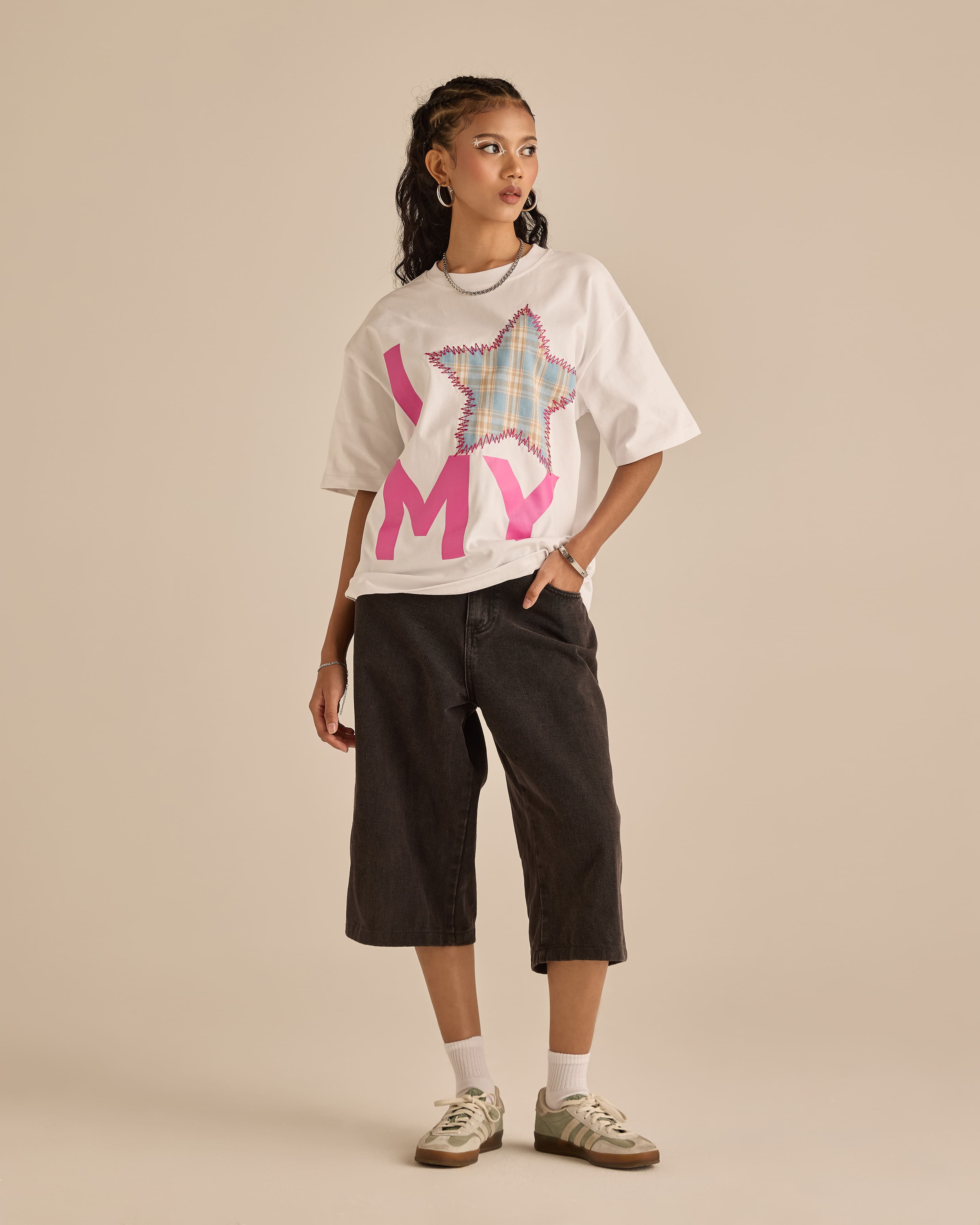Warga White Graphic Short Sleeve T-Shirt