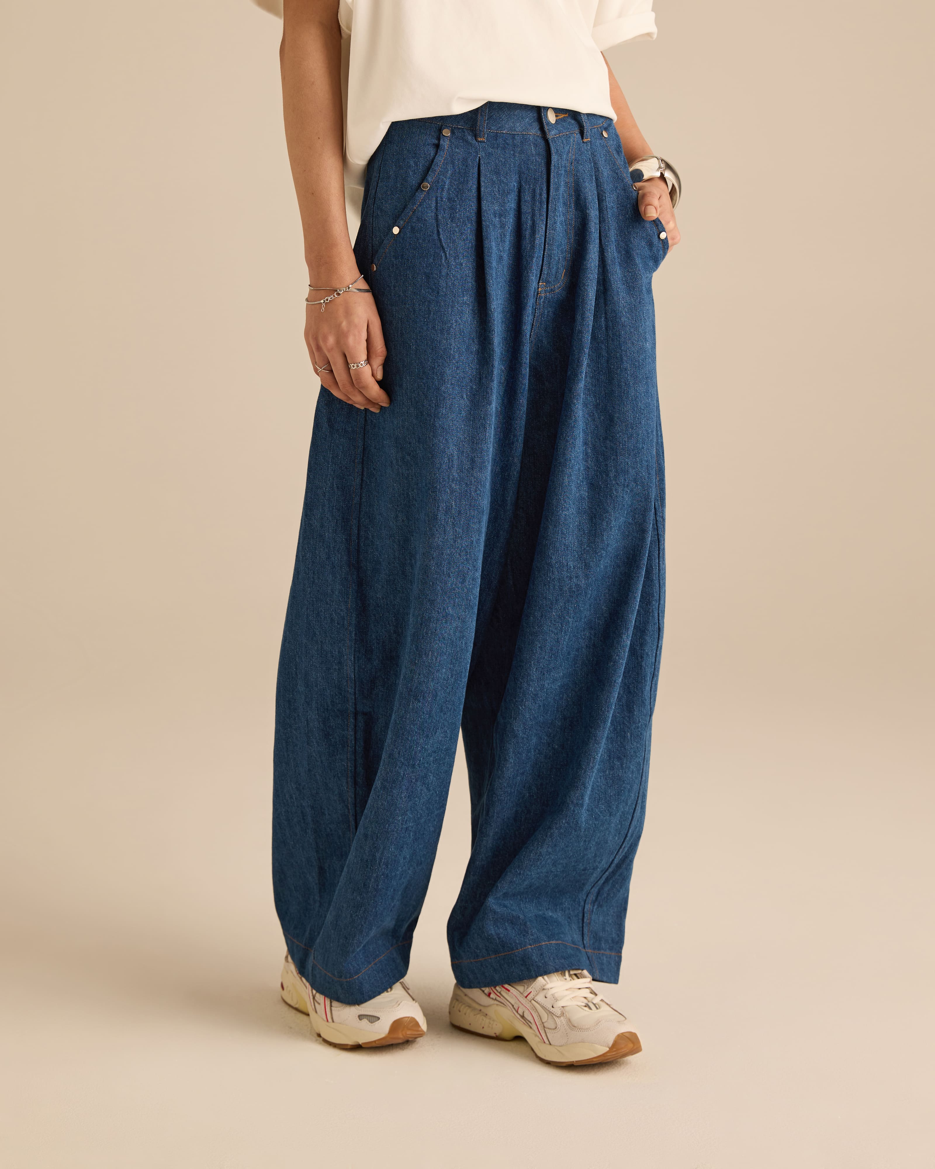 Signature Blue Relaxed Denim Jeans