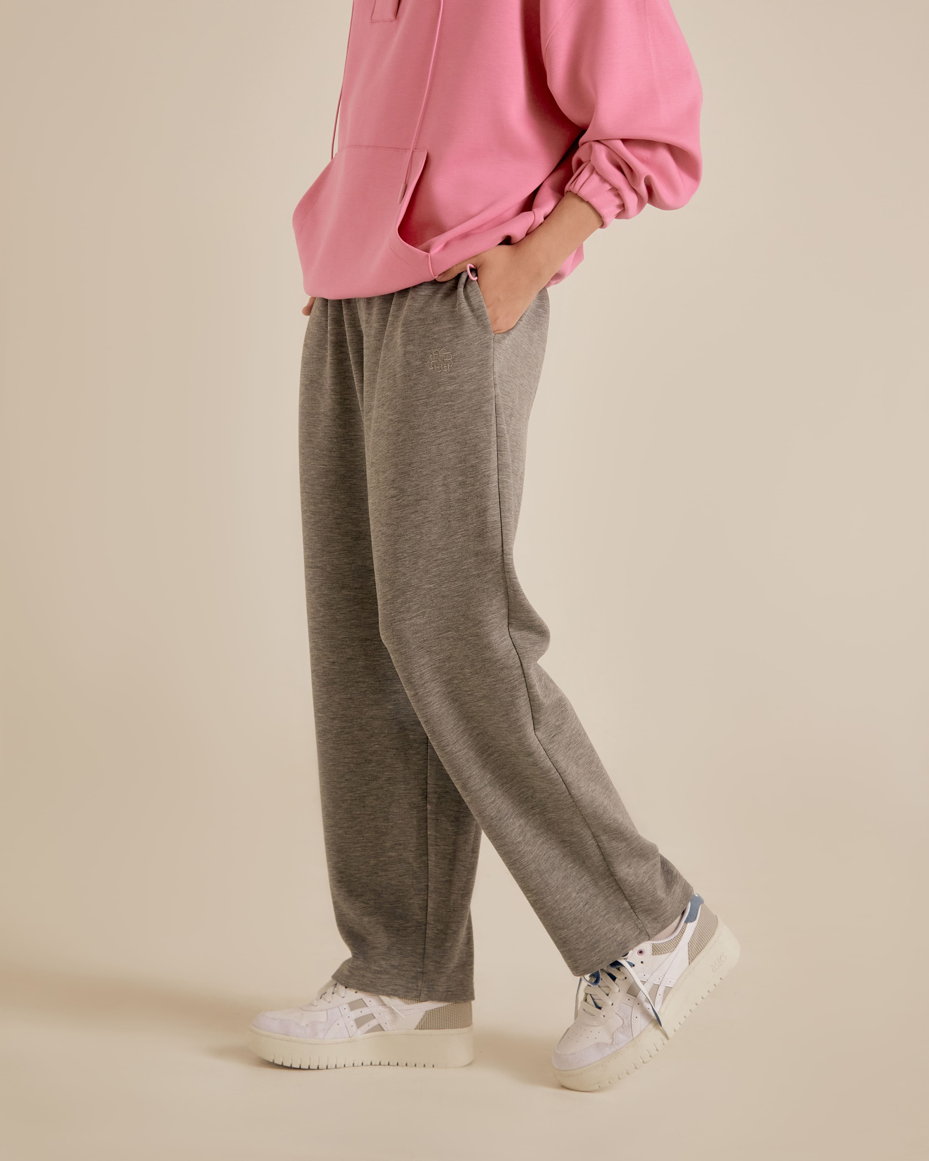 Jara Grey Tapered Pants